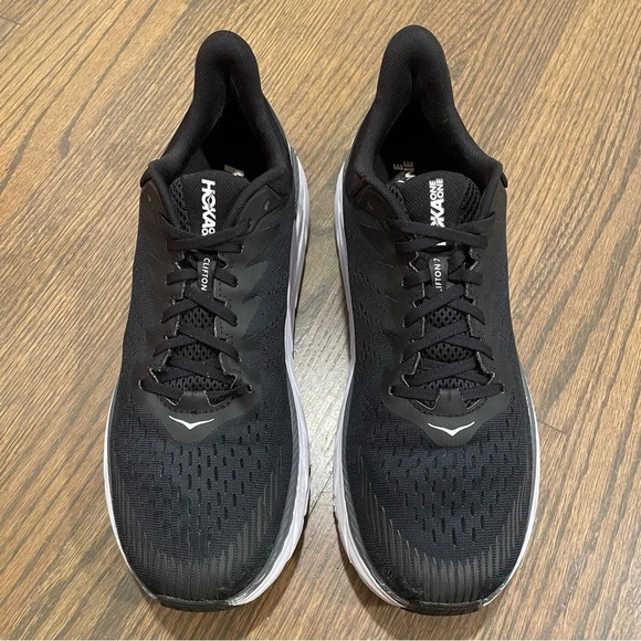 Hoka One One Clifton 7 Black White Men’s Running Shoes Size 11 Sneakers main image 6